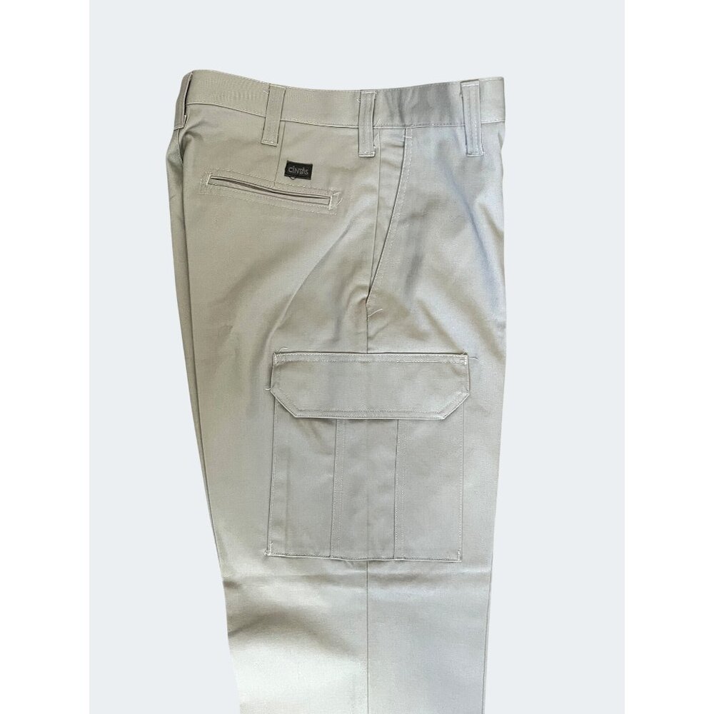 Cintas ComfortFlex Mens Work Beige Cargo Pants Size 30X30 - Picture 5 of 12
